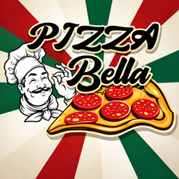 Pizza Bella Alnwick logo.